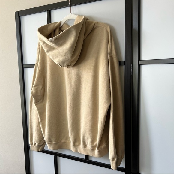 [3] TKEES Beige Core Hoodie 100% Cotton Heavyweight Hoodie Made In Canada - Picture 10 of 13